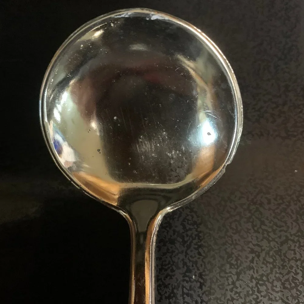 VTG SILVER PLATED ITALY SAUCE LADLE
